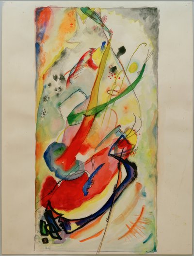 Projet pour une fresque pour Edwin R. Campbell n° 1 - Wassily Kandinsky