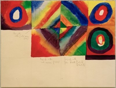 Études de couleur - Wassily Kandinsky