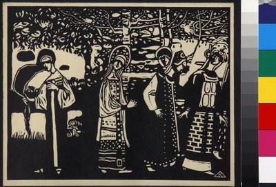 Femmes dans la forêt - Wassily Kandinsky