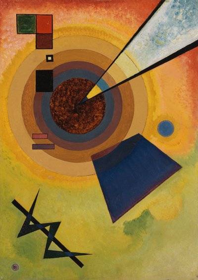 Vert et rouge - Wassily Kandinsky