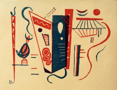 Gravure sur bois pour XXe siècle, n° 5/6 - Wassily Kandinsky