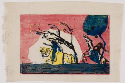 Klänge S.1 (Reiter und Reiterin) - Wassily Kandinsky