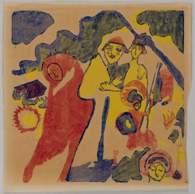 Klänge S. 85 (Bauer und Student) - Wassily Kandinsky