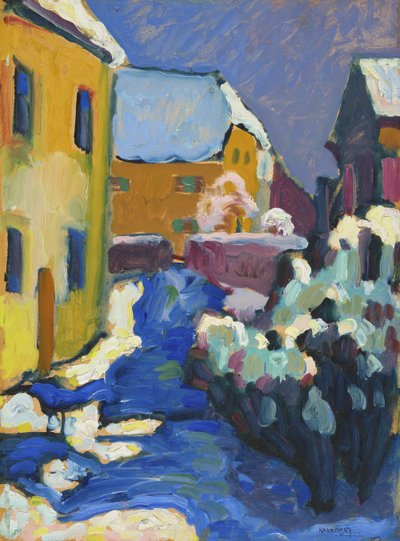 Kochel – Cimetière et presbytère - Wassily Kandinsky