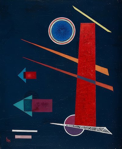 Rouge puissant - Wassily Kandinsky