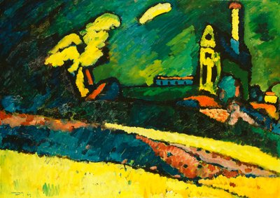 Murnau - Paysage avec église I - Wassily Kandinsky