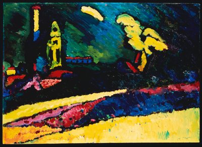 Murnau, Paysage avec église I - Wassily Kandinsky