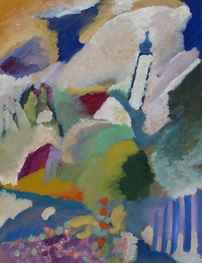 Murnau avec église I - Wassily Kandinsky