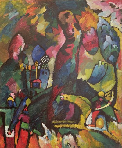Image avec un archer, 1909 - Wassily Kandinsky