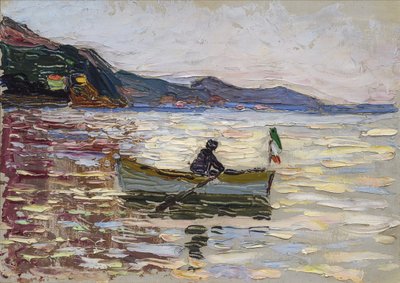 Rapallo. Bateau sur la mer, 1906 - Wassily Kandinsky