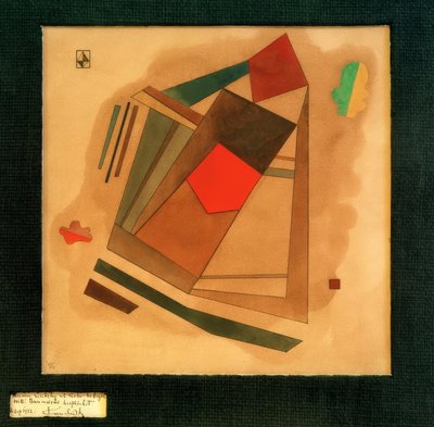 Rouge dans le carré - Wassily Kandinsky