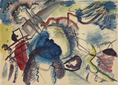 Esquisse pour Peinture avec Bordure Blanche, 1913 - Wassily Kandinsky