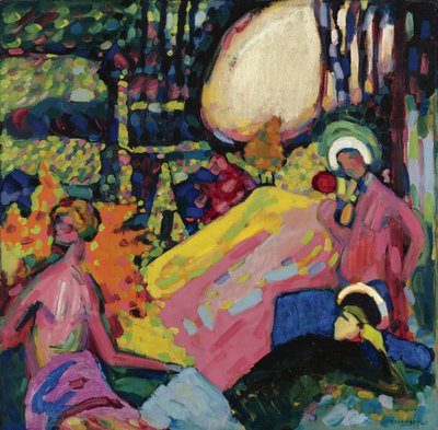 "Son blanc" Peinture de Vassily Kandinsky - Wassily Kandinsky