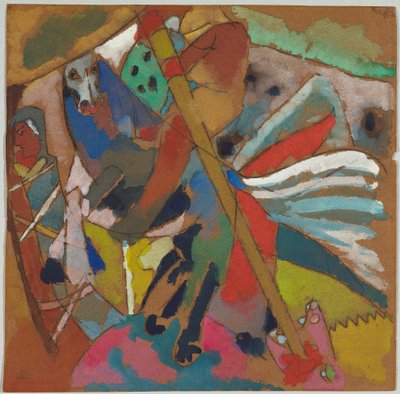 Saint Georges II - Wassily Kandinsky