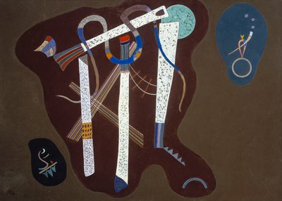 Drei Saulen - Wassily Kandinsky