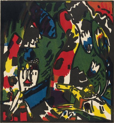 Un archer - Wassily Kandinsky