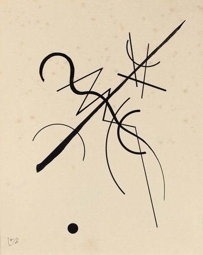 Dessin pour Point et Ligne à la Surface - Wassily Kandinsky