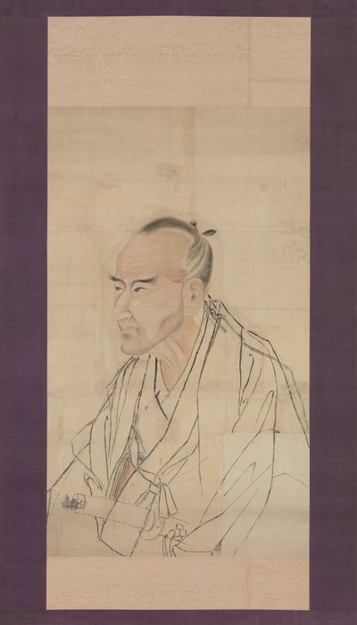 Esquisse pour le portrait de Tachihara Suiken, 19ème siècle - Watanabe Kazan