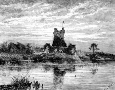 Château de Ross, comté de Kerry, Irlande, XIXe siècle - Weber