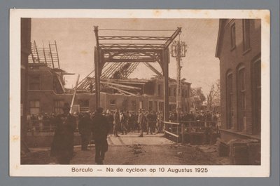 Borculo -- Après le cyclone du 10 août 1925 - Weenenk and Snel