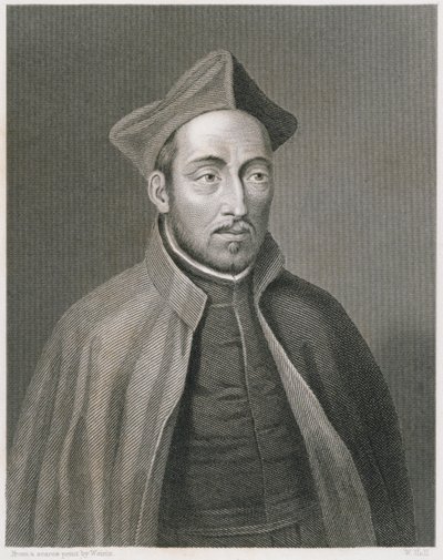 Ignace de Loyola, gravé par W. Holl, de World Religion, publié par A. Fullarton & Co. - Weirix