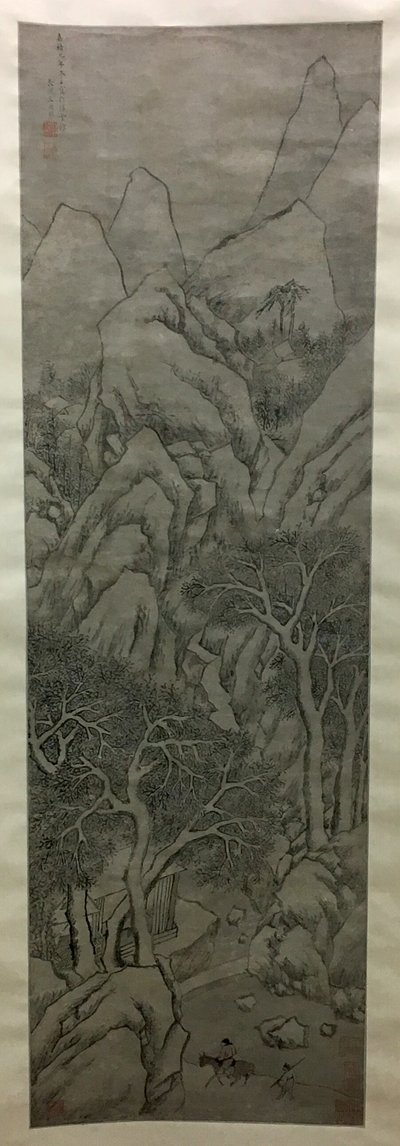 Paysage enneigé - Wen Zhengming