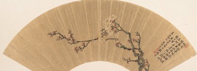 Fleurs de prunier, daté 1670 - Wen Zhi