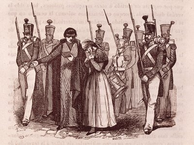 Ramon Cabrera allant à la mort - Wenceslao Ayguals de Izco