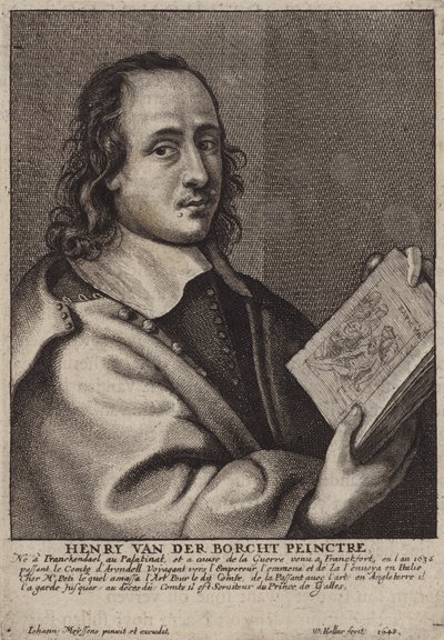 Hendrik van der Borcht II, peintre allemand (gravure) - Wenceslaus (after) Hollar