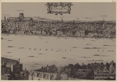 Panorama de Londres - Wenceslaus (after) Hollar