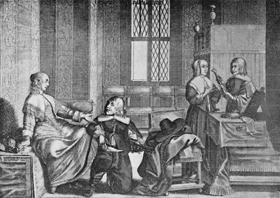 Une dame achetant des chaussures, vers 1650, 1903 - Wenceslaus Hollar