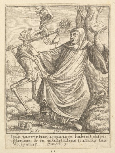 Abbé, de la Danse Macabre - Wenceslaus Hollar