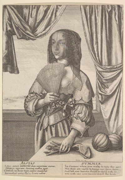 Aestas - Été - Wenceslaus Hollar