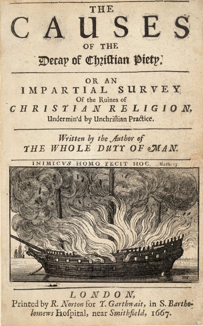 Allestree. Causes de la décadence de la piété chrétienne. État 1 - Wenceslaus Hollar