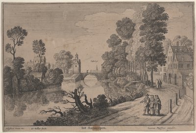 Anvers (eau-forte) - Wenceslaus Hollar