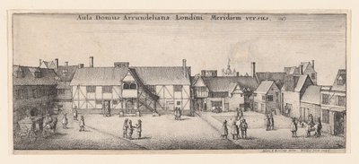 Maison Arundel vue du sud - Wenceslaus Hollar