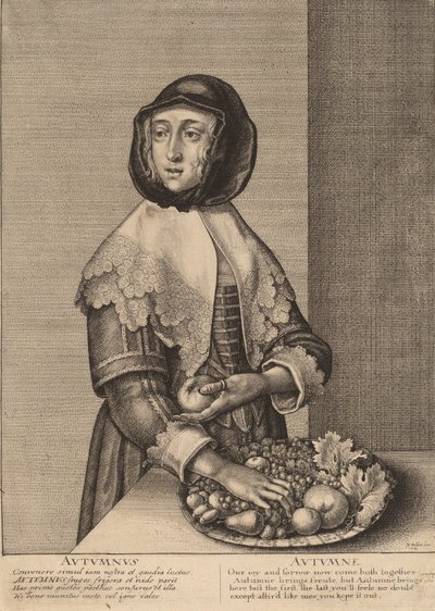 Automne, 1641 - Wenceslaus Hollar