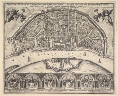 Cologne et Deutz, 1635 - Wenceslaus Hollar