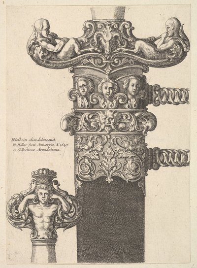 Dague et fourreau, 1645 - Wenceslaus Hollar