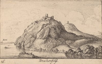 Drachenfels, 1635 - Wenceslaus Hollar