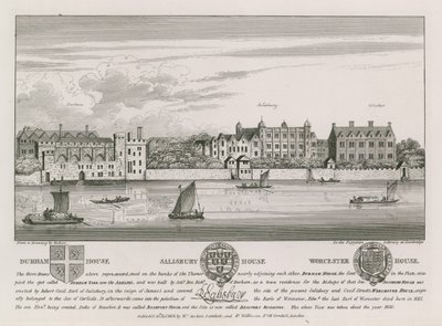 Maison de Durham, Maison de Salisbury et Maison de Worcester - Wenceslaus Hollar