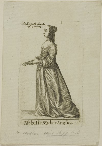 Noble anglaise - Wenceslaus Hollar