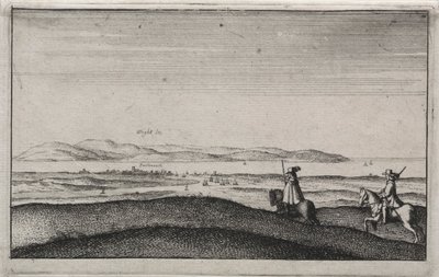 Vues anglaises : Île de Wight depuis Portsmouth - Wenceslaus Hollar