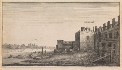 Vues anglaises : Whitehall Lambeth - Wenceslaus Hollar