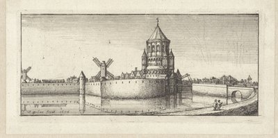 Vue de la Petite Porte de Bois à Haarlem - Wenceslaus Hollar