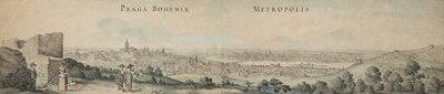 Grande vue de Prague - Wenceslaus Hollar
