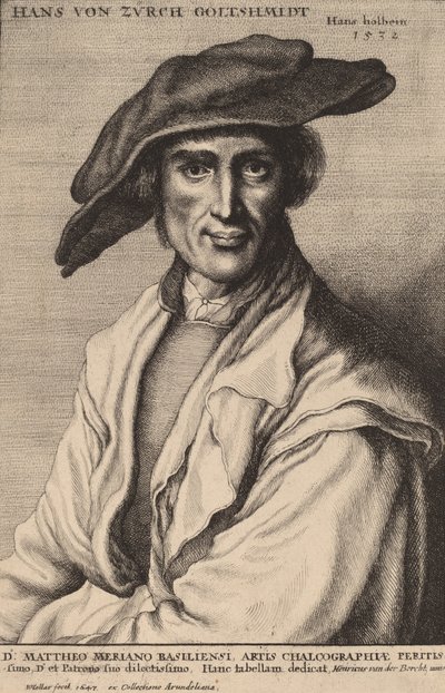 Hans von Zurch, Orfèvre, 1647 - Wenceslaus Hollar