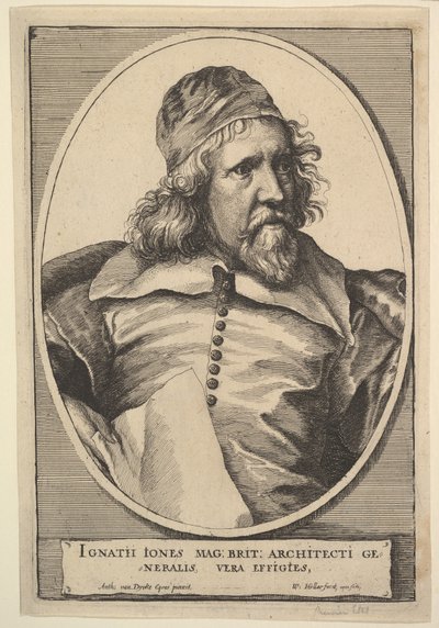 Inigo Jones, 1655 - Wenceslaus Hollar