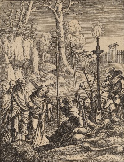 Jésus confrontant ses détracteurs - Wenceslaus Hollar