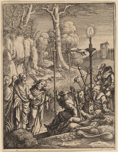 Jésus confrontant ses détracteurs - Wenceslaus Hollar